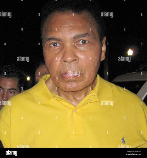 Boxing Legend Muhammad Ali In Hospital With Pneumonia Ali Hi Res Stock