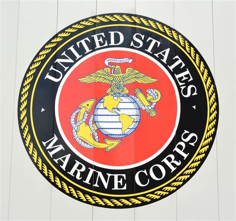 United States Marine Corps Emblem Editorial Stock Image Image Of