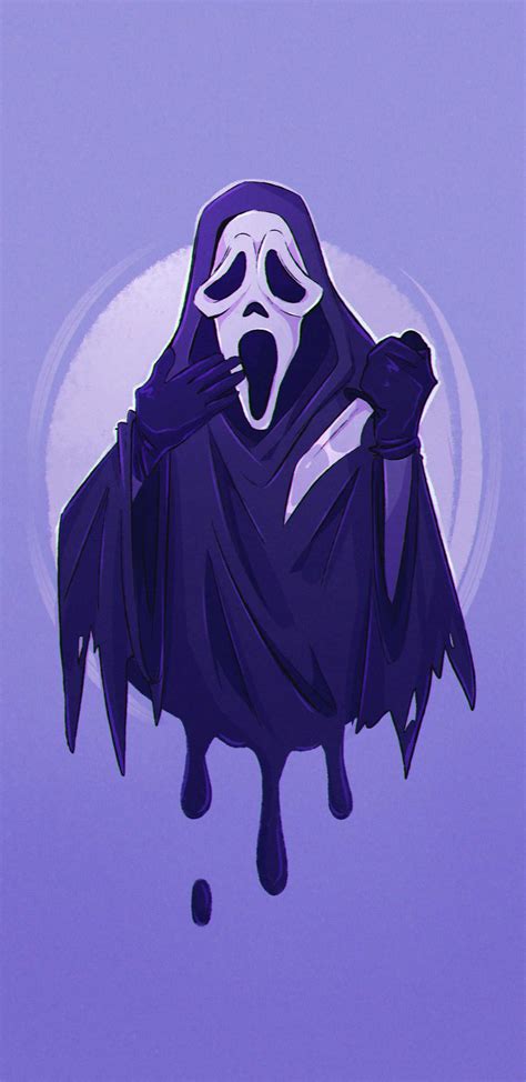 Ghostface Purple Wallpapers Wallpaper Cave