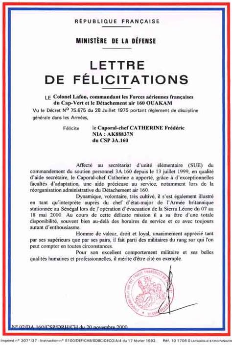 Lettre De F Licitations