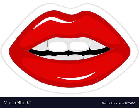 Red Lips Sticker Meaning