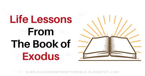 27 Life Lessons From The Book Of Exodus Exodus Bible Study Free