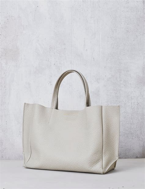 Sideways Tote Light Taupe Buffalo — Ampersand As Apostrophe