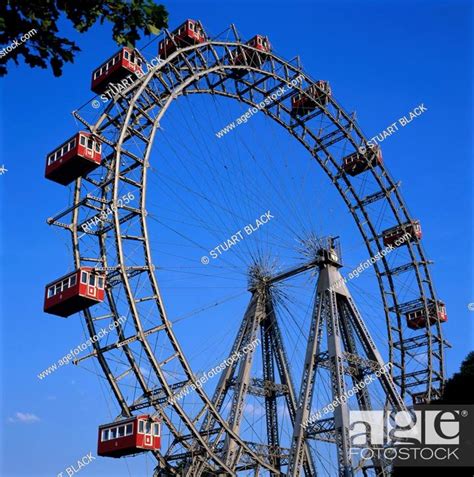 Prater Ferris Wheel Featured In Film The Third Man Vienna Austria