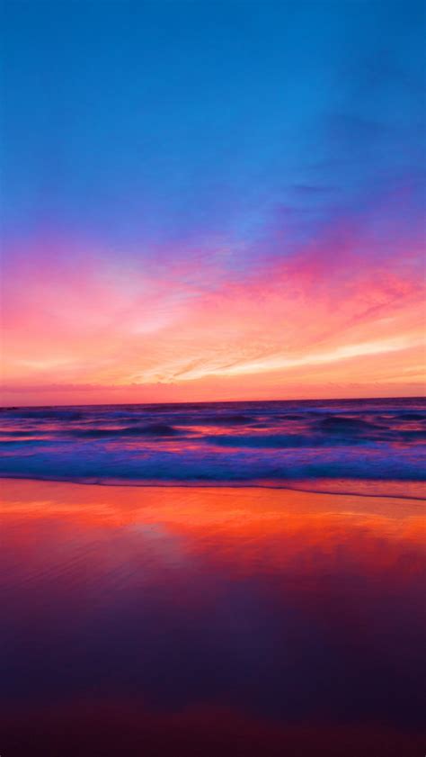 Free Download Beautiful Smooth Beach Sunset 4k Hd Desktop Wallpaper For
