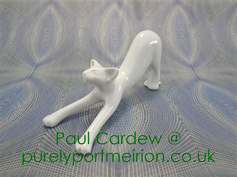 Paul Cardew Design Cool Catz Kittenz Stretching White Pcd6