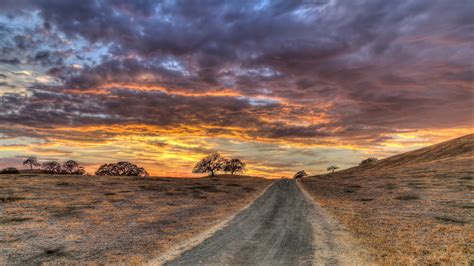 Fondos De Pantalla Naturaleza Paisaje Puesta De Sol Nubes Cielo