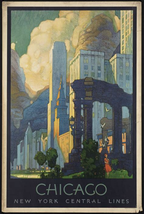 Chicago Chicago Poster Vintage Travel Posters Travel Posters