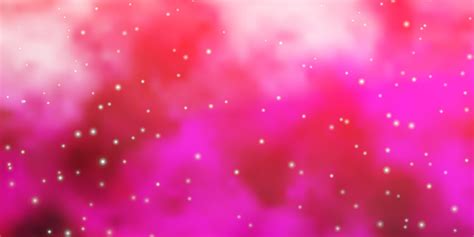 Light Pink Vector Layout With Bright Stars 1973176 Vector Art At Vecteezy