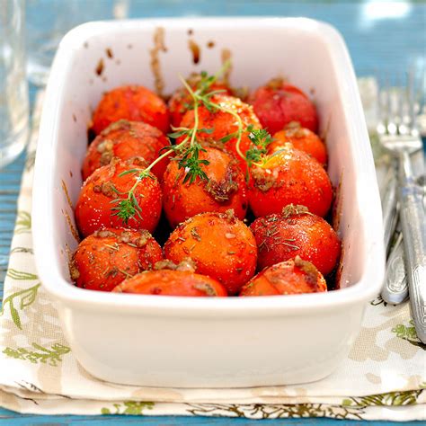 Recette Tomates Cerises R Ties Au Four Facile Rapide