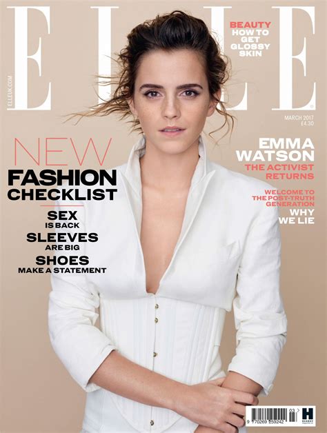 Emma Watson Elle Magazine Uk March 2017 Issue