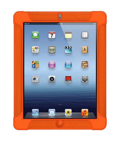 Amzer Case Cover For Apple Ipad 4 Orange Cases And Covers Online At