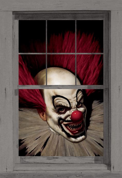 Wowindow Posters Slammy The Scary Clown Halloween Window