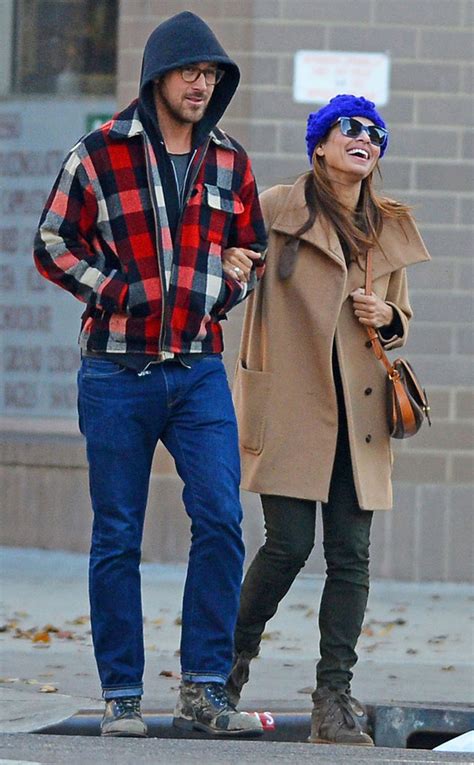 Morning Strolls From Ryan Gosling And Eva Mendes Romance Rewind E News