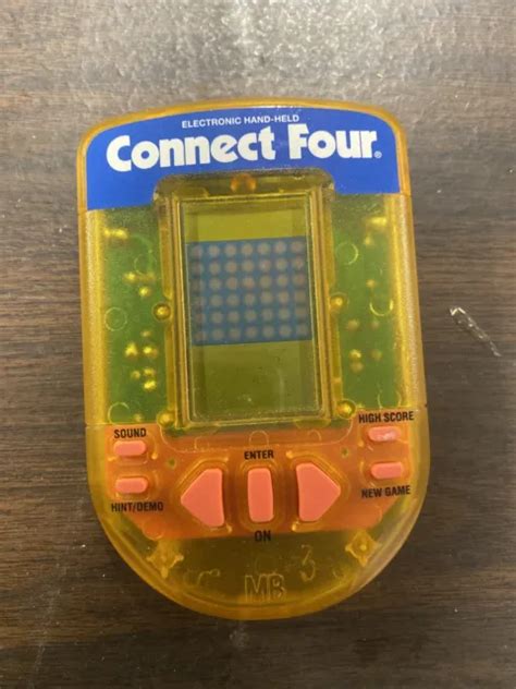 Connect Four 4 Electronic Handheld Game By Milton Bradley Tested