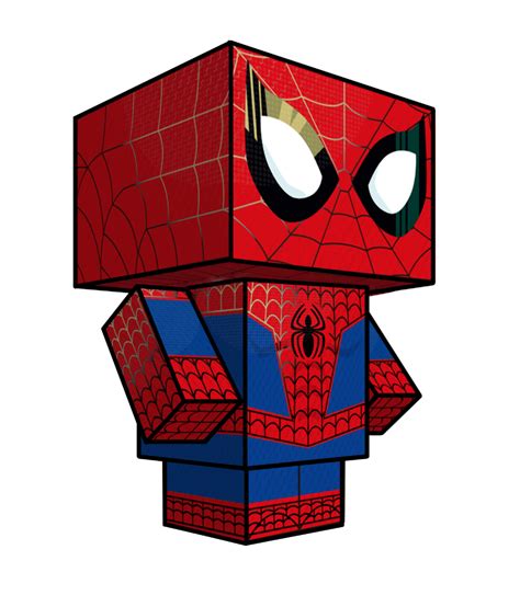 Cubeecraft Spider Man Into The Spider Verse Domestika