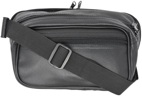 Garrison Grip Concealed Carry 3 Compartment Black Leather Waist Fanny