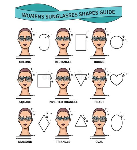Female Sunglasses Shapes In Accordance With The Shape Of The Face