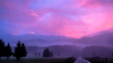 3840x2160 Misty Pink Sunset 4k Wallpaper Hd Nature 4k Wallpapers