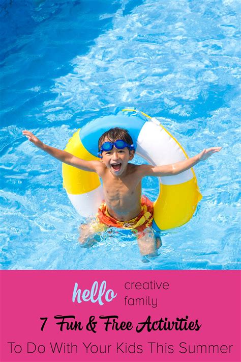 7 Fun And Free Summer Activities To Do With Your Kids