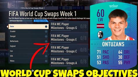 How To Complete World Cup Swaps Objectives Fifa World Cup Swaps And Wc