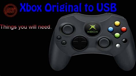 Xbox Original Controller To Usb Youtube