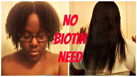 To grow long hair the key is a healthy balance hair regimen. How to Grow LONG Natural Hair Without Biotin - YouTube
