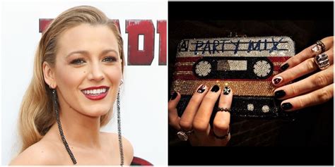 You Might Have Missed Blake Livelys Adorable Nail Art Tribute To Ryan