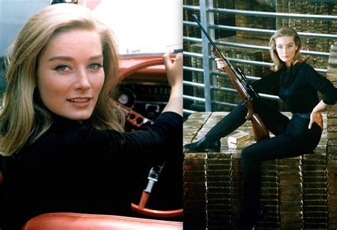 Model And Actress Tania Mallet On The Set Of Goldfinger 1964 As