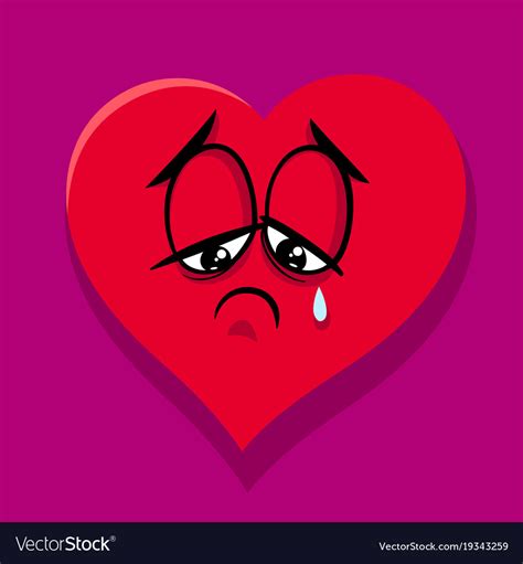 Sad Broken Heart Crying Cartoon