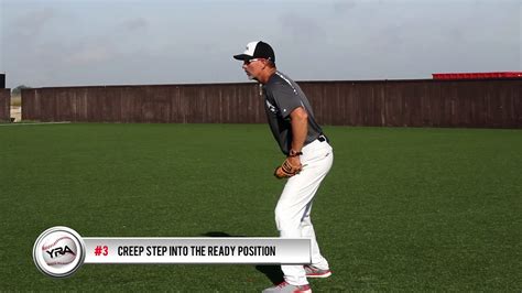 baseball outfield how to get in the ready position youtube