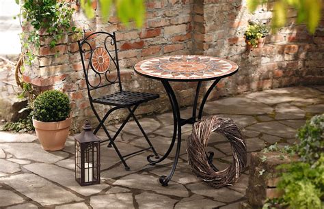 Edelstahl verarbeitung ist unser fachgebiet. METALL-TISCH "Mosaik" Ø 70 cm GARTEN BALKON TERRASSE ...