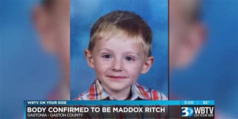 body confirmed to be maddox ritch funeral plans announced