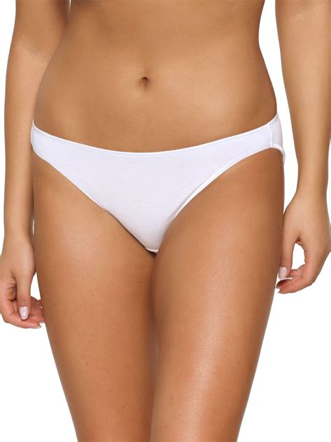 Felina So Smooth Modal Low Rise Bikini Panty Whisper White Large