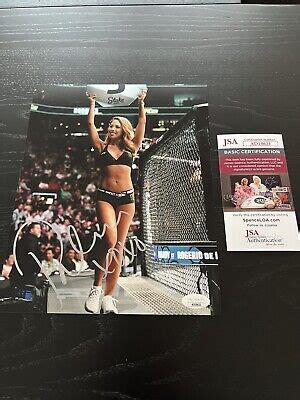 Ufc Ring Girl Brittney Palmer Signed Photo X Autographed Ufc Model