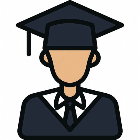 Avatar Education Graduate Man Person Scholar Student Icon