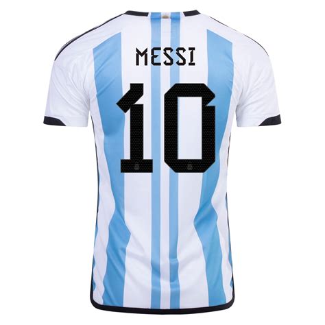 Camisa Argentina 3 Estrelas Uniforme Titular CampeÃ Da Copa Do Mundo