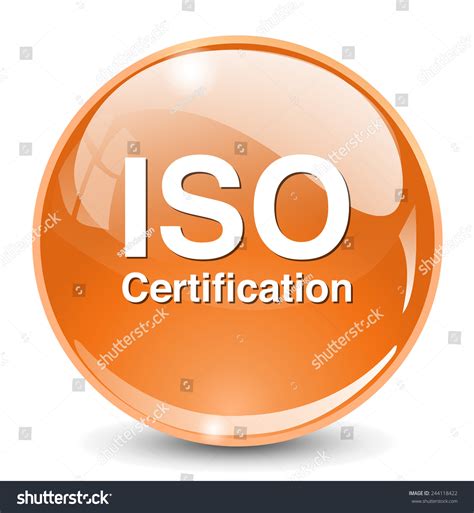 Iso Icon Stock Vector Royalty Free 244118422 Shutterstock