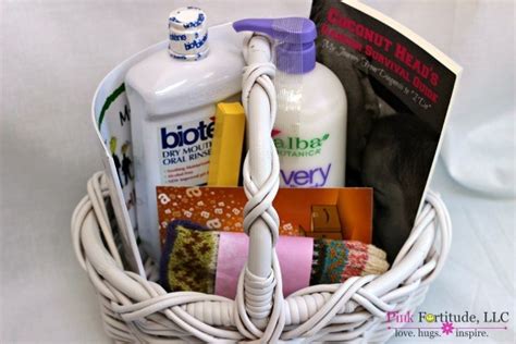 Chemo Care Basket What She Really Needs Pink Fortitude Llc