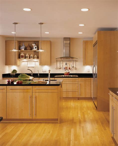 Find out which ones are the main kitchen cabinet trends in 2021. Maple Cabinets with Black Granite Countertops Contemporary ...