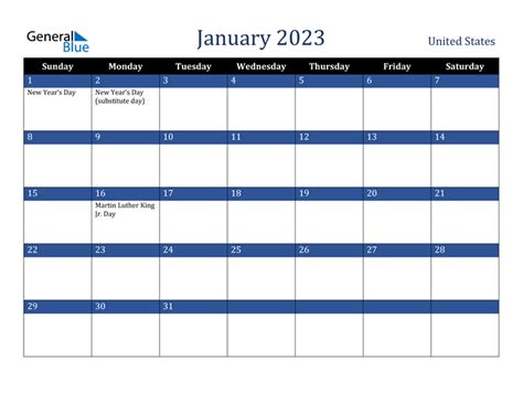 2023 Calendar Pdf Word Excel Simple Blue 2023 Calendar 2909090 Vector