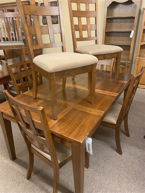 Ashley Dining Table W6 Chairs Delmarva Furniture Consignment