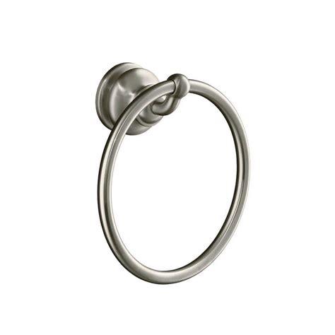 Kohler Fairfax Towel Ring In Vibrant Brushed Nickel K 12165 Bn The