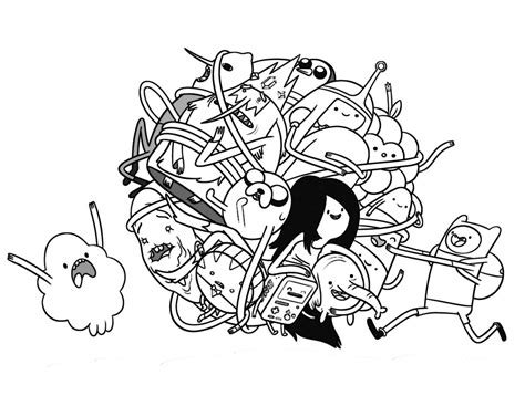 Adventure Time Coloring Pages