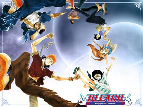 HD Wallpaper Bleach Ichigo Kurosaki Orihime Inoue Rukia Kuchiki