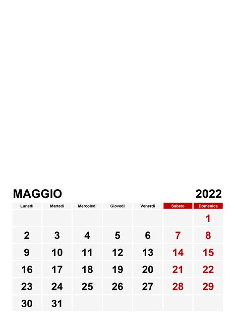 Calendario Maggio 2022 Calendariosu