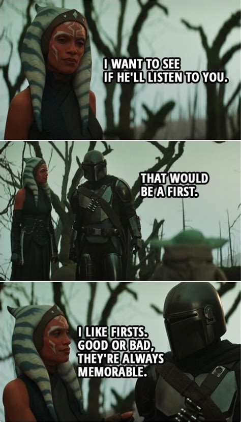 Ahsoka Tano And Mandalorian In “the Jedi” Star Wars Humor Star Wars