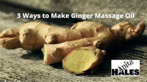 3 Ways To Make Diy Ginger Massage Oil Youtube