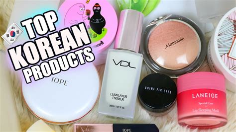 Top Korean Beauty Products Skincare And Makeup Youtube