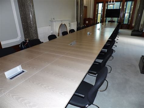 Folding Veneered Conference Table Fusion Executive Furniture